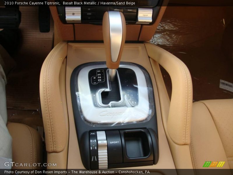 Basalt Black Metallic / Havanna/Sand Beige 2010 Porsche Cayenne Tiptronic