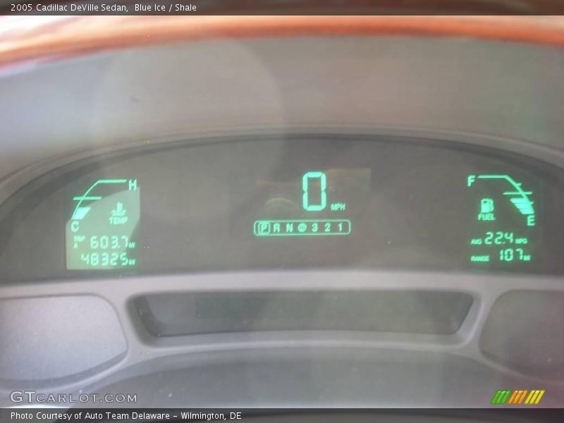 Blue Ice / Shale 2005 Cadillac DeVille Sedan