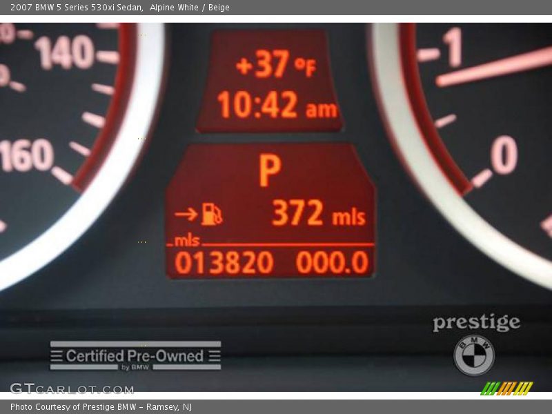 Alpine White / Beige 2007 BMW 5 Series 530xi Sedan
