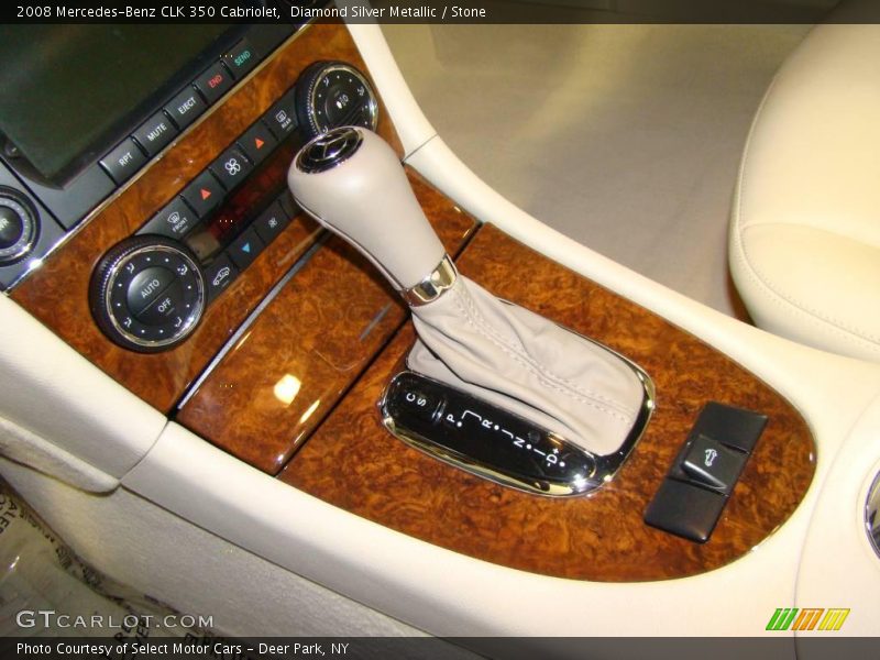 Diamond Silver Metallic / Stone 2008 Mercedes-Benz CLK 350 Cabriolet