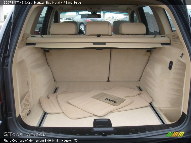 Monaco Blue Metallic / Sand Beige 2007 BMW X3 3.0si