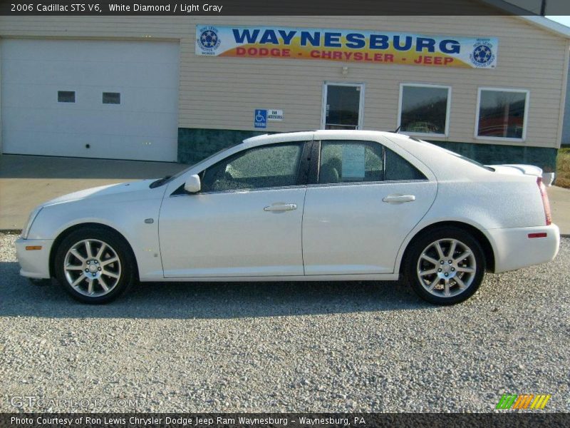 White Diamond / Light Gray 2006 Cadillac STS V6