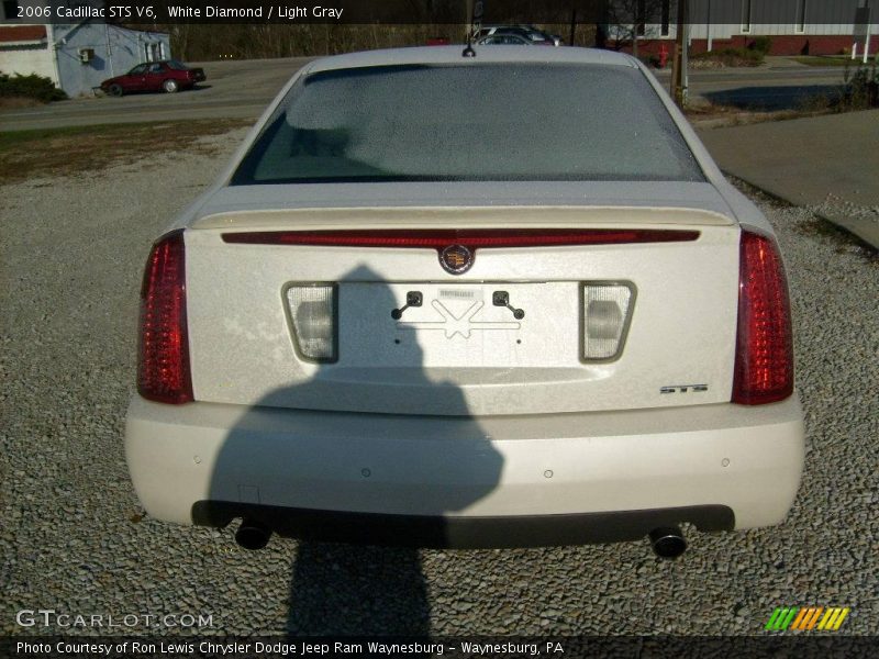 White Diamond / Light Gray 2006 Cadillac STS V6