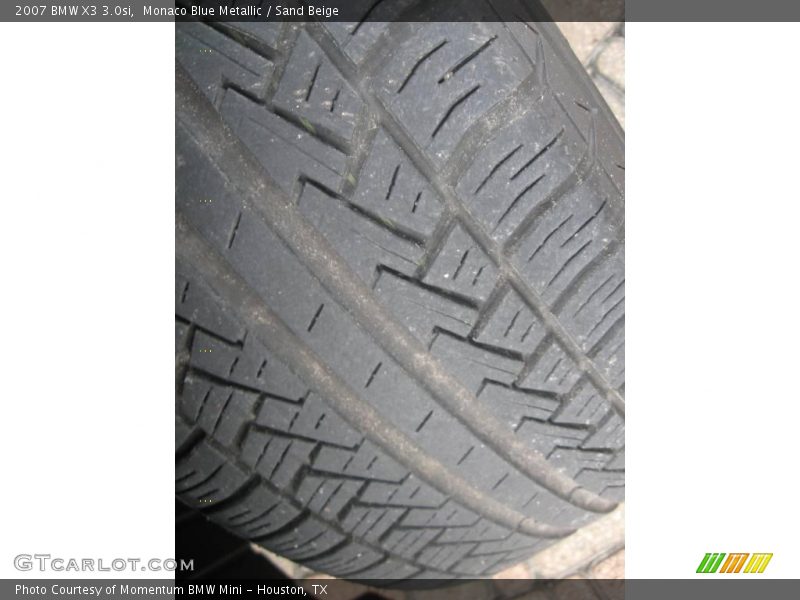 Monaco Blue Metallic / Sand Beige 2007 BMW X3 3.0si