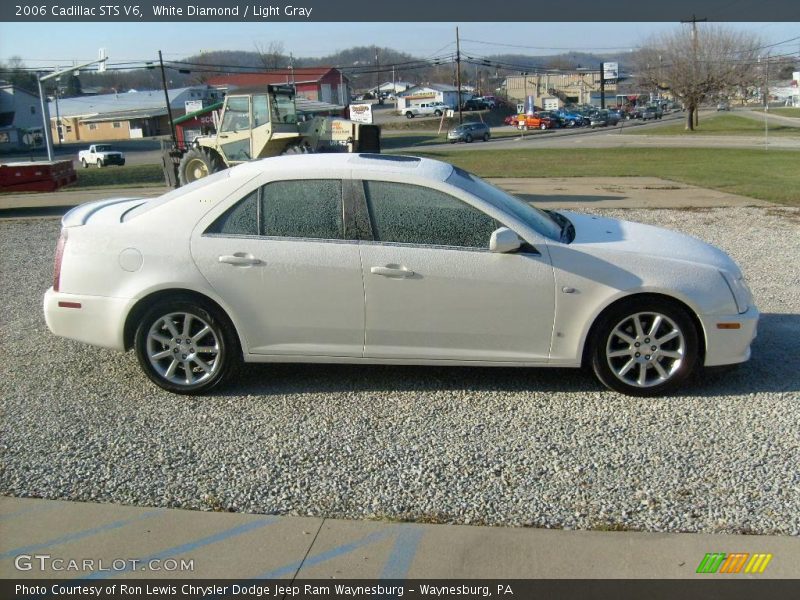 White Diamond / Light Gray 2006 Cadillac STS V6
