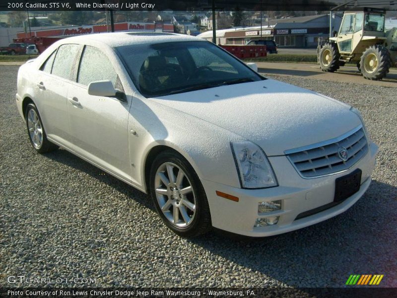 White Diamond / Light Gray 2006 Cadillac STS V6