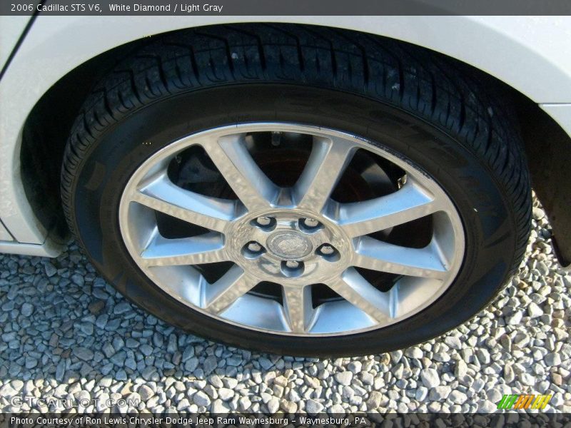 White Diamond / Light Gray 2006 Cadillac STS V6