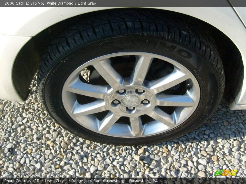 White Diamond / Light Gray 2006 Cadillac STS V6