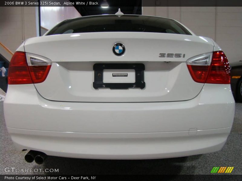 Alpine White / Black 2006 BMW 3 Series 325i Sedan