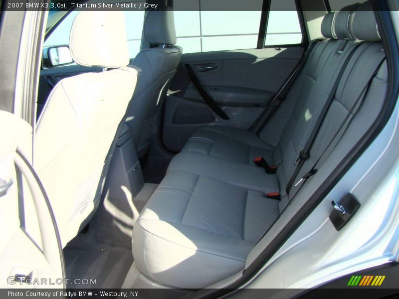 Titanium Silver Metallic / Grey 2007 BMW X3 3.0si