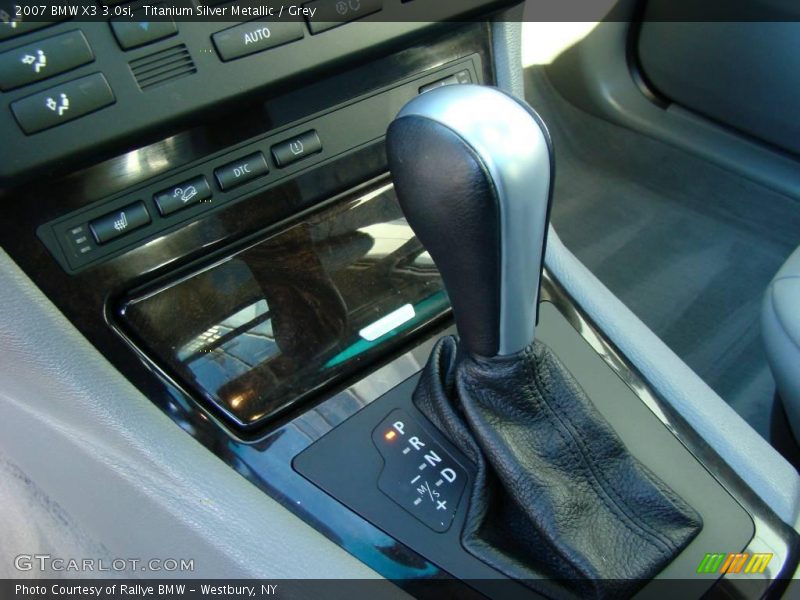 Titanium Silver Metallic / Grey 2007 BMW X3 3.0si