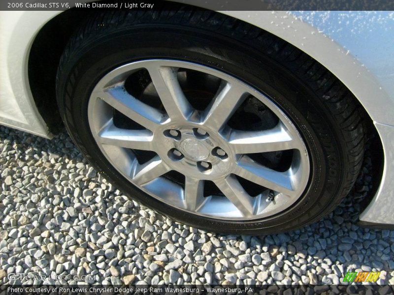 White Diamond / Light Gray 2006 Cadillac STS V6