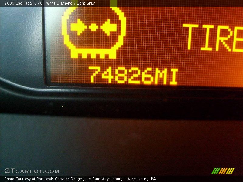 White Diamond / Light Gray 2006 Cadillac STS V6