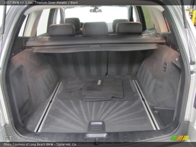 Titanium Silver Metallic / Black 2007 BMW X3 3.0si