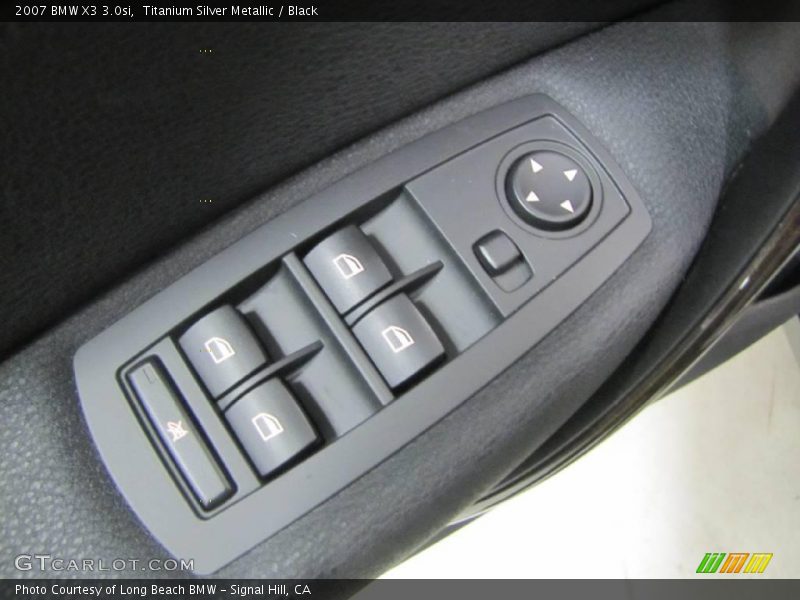 Titanium Silver Metallic / Black 2007 BMW X3 3.0si