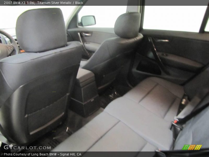 Titanium Silver Metallic / Black 2007 BMW X3 3.0si