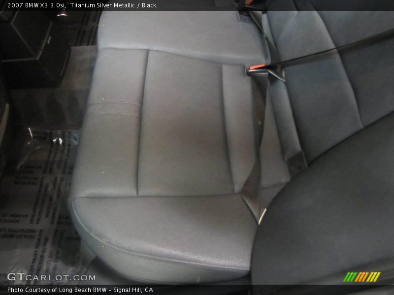 Titanium Silver Metallic / Black 2007 BMW X3 3.0si