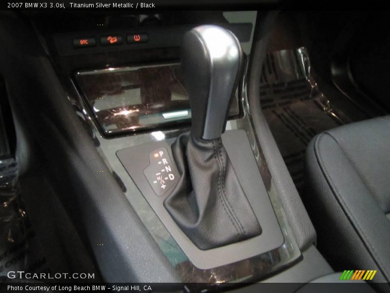 Titanium Silver Metallic / Black 2007 BMW X3 3.0si