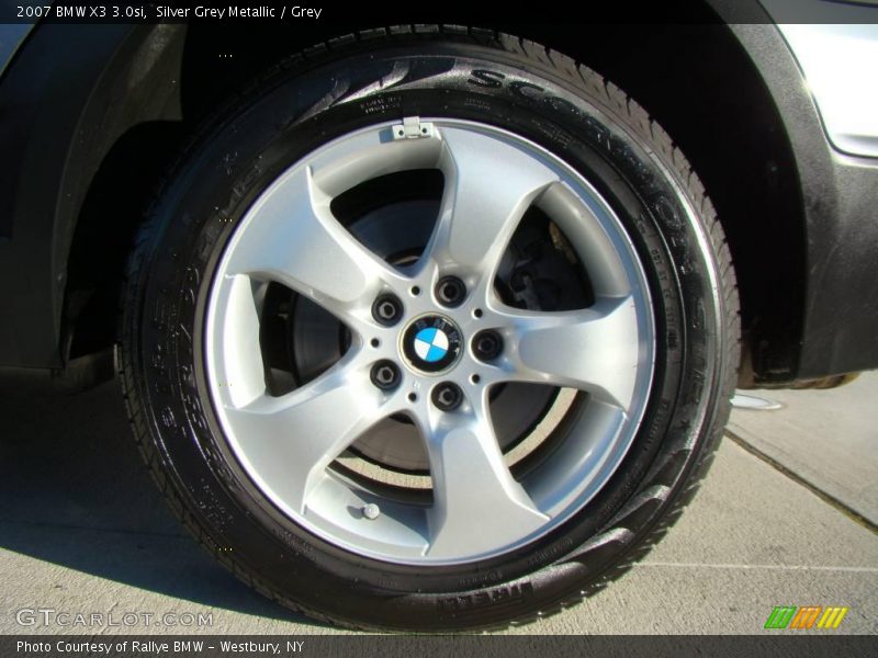 Silver Grey Metallic / Grey 2007 BMW X3 3.0si