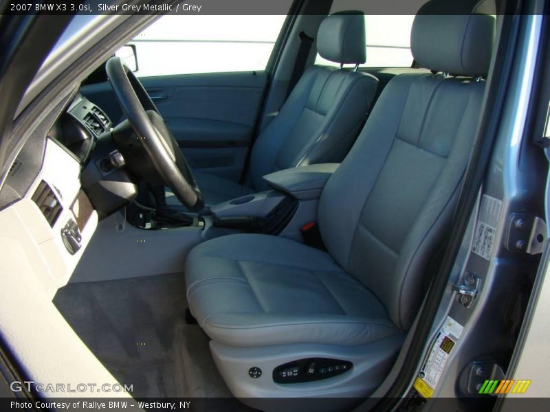 Silver Grey Metallic / Grey 2007 BMW X3 3.0si
