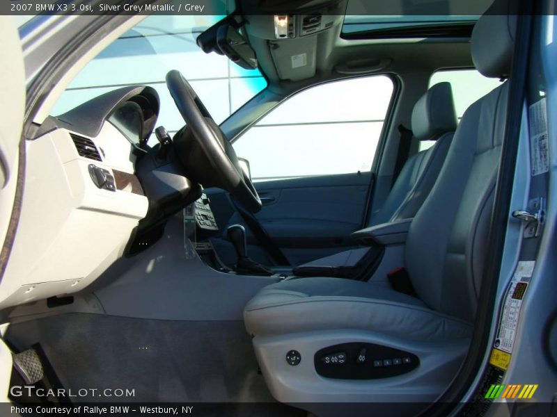 Silver Grey Metallic / Grey 2007 BMW X3 3.0si