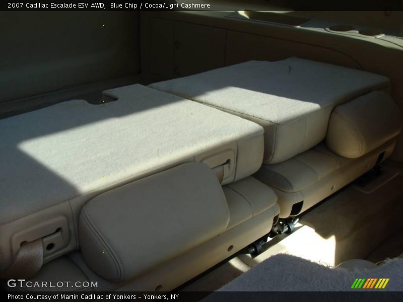 Blue Chip / Cocoa/Light Cashmere 2007 Cadillac Escalade ESV AWD