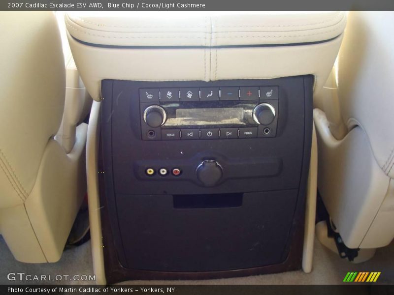 Blue Chip / Cocoa/Light Cashmere 2007 Cadillac Escalade ESV AWD