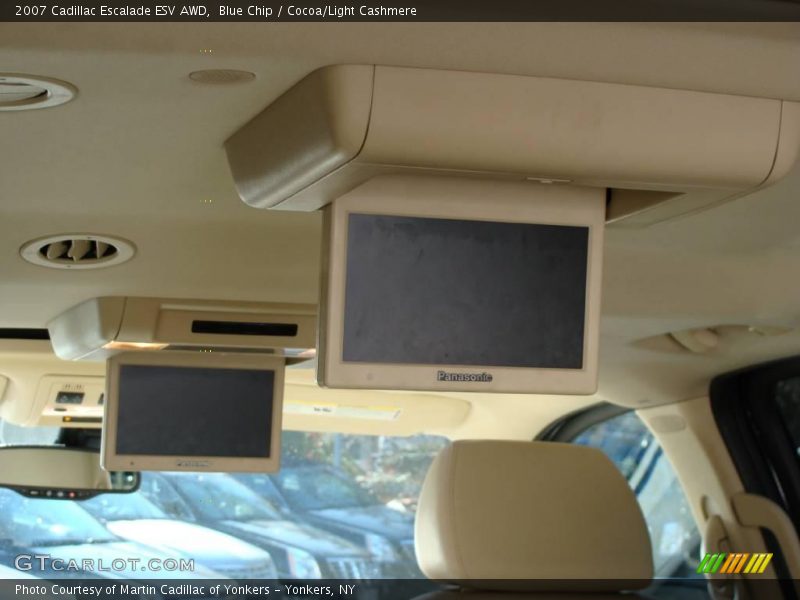 Blue Chip / Cocoa/Light Cashmere 2007 Cadillac Escalade ESV AWD