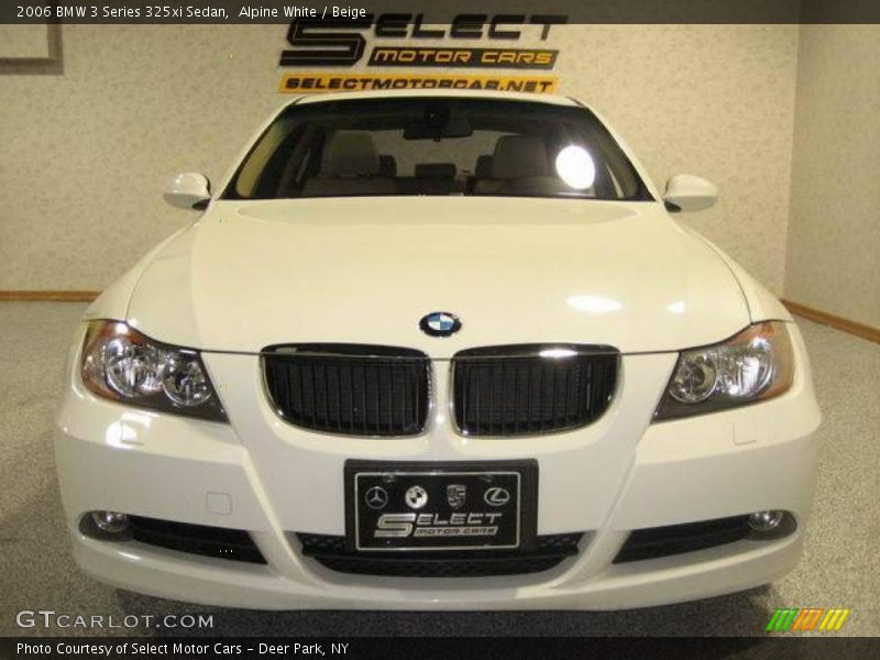 Alpine White / Beige 2006 BMW 3 Series 325xi Sedan