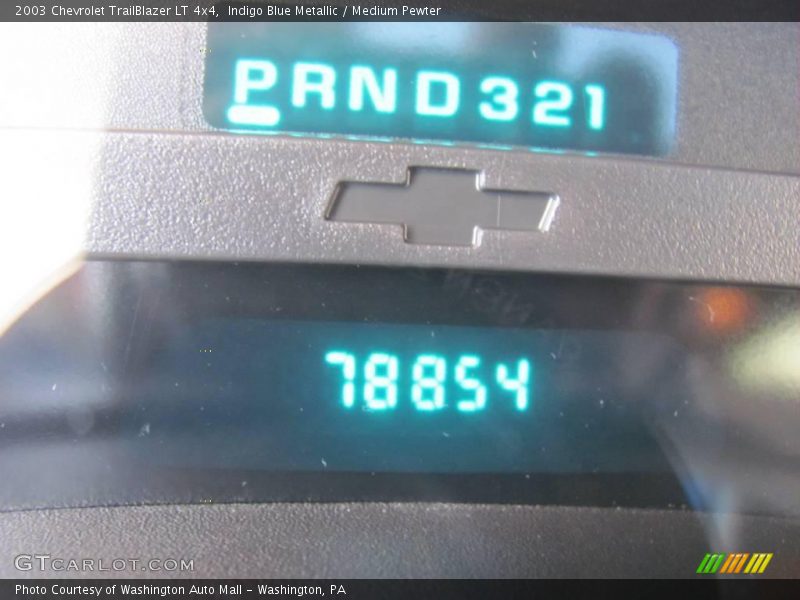 Indigo Blue Metallic / Medium Pewter 2003 Chevrolet TrailBlazer LT 4x4