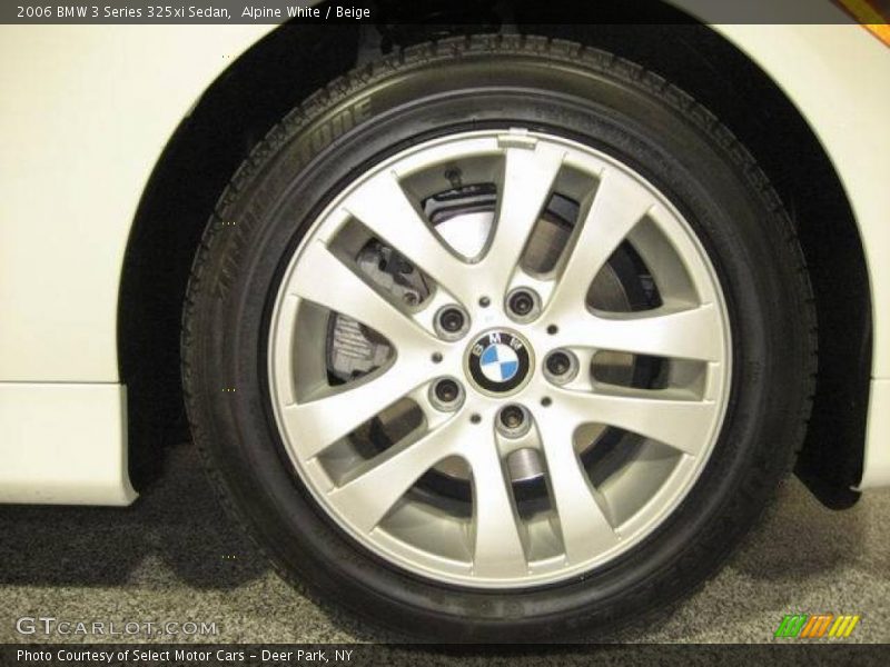 Alpine White / Beige 2006 BMW 3 Series 325xi Sedan
