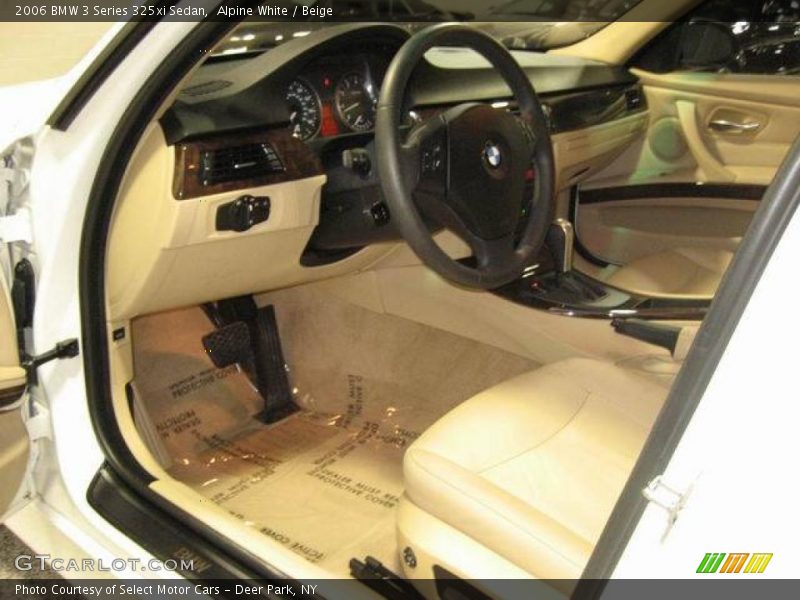 Alpine White / Beige 2006 BMW 3 Series 325xi Sedan