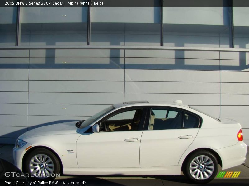 Alpine White / Beige 2009 BMW 3 Series 328xi Sedan