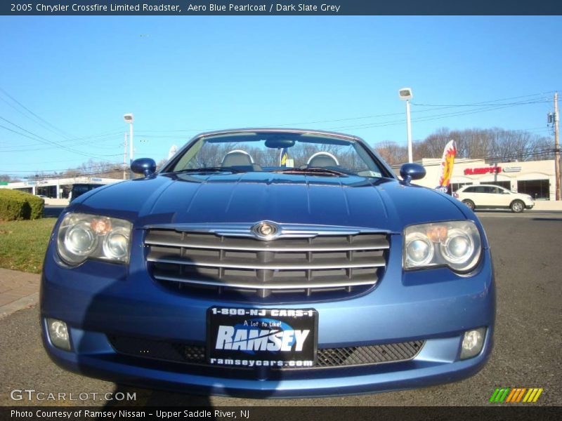 Aero Blue Pearlcoat / Dark Slate Grey 2005 Chrysler Crossfire Limited Roadster
