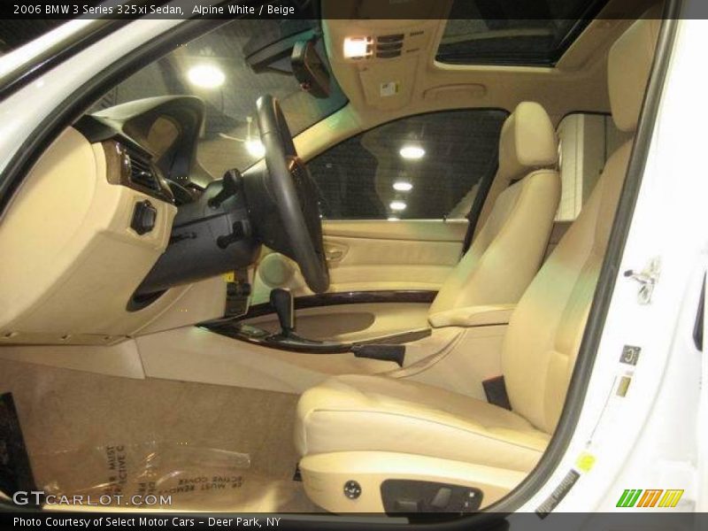 Alpine White / Beige 2006 BMW 3 Series 325xi Sedan