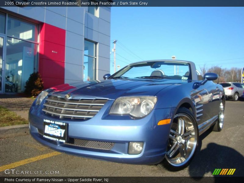 Aero Blue Pearlcoat / Dark Slate Grey 2005 Chrysler Crossfire Limited Roadster