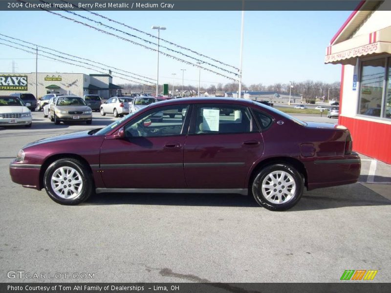 Berry Red Metallic / Medium Gray 2004 Chevrolet Impala