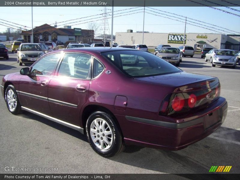 Berry Red Metallic / Medium Gray 2004 Chevrolet Impala