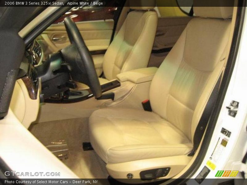 Alpine White / Beige 2006 BMW 3 Series 325xi Sedan