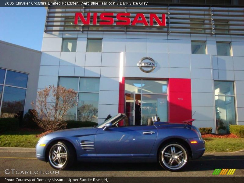 Aero Blue Pearlcoat / Dark Slate Grey 2005 Chrysler Crossfire Limited Roadster