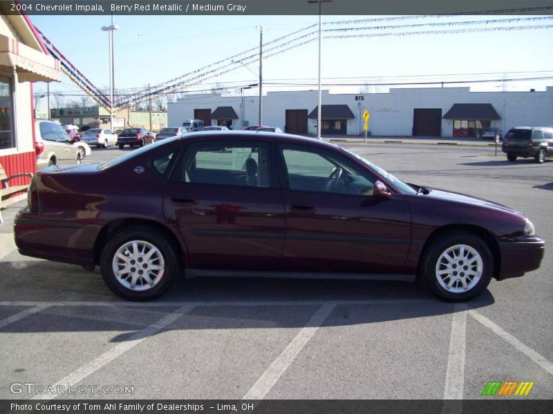 Berry Red Metallic / Medium Gray 2004 Chevrolet Impala