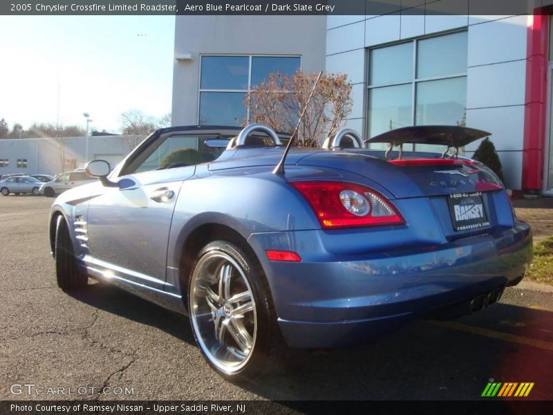 Aero Blue Pearlcoat / Dark Slate Grey 2005 Chrysler Crossfire Limited Roadster