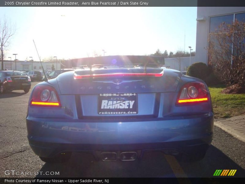 Aero Blue Pearlcoat / Dark Slate Grey 2005 Chrysler Crossfire Limited Roadster
