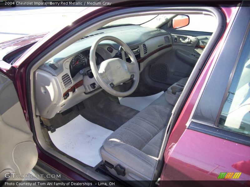 Berry Red Metallic / Medium Gray 2004 Chevrolet Impala