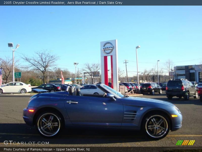 Aero Blue Pearlcoat / Dark Slate Grey 2005 Chrysler Crossfire Limited Roadster