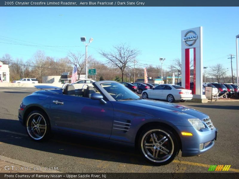 Aero Blue Pearlcoat / Dark Slate Grey 2005 Chrysler Crossfire Limited Roadster