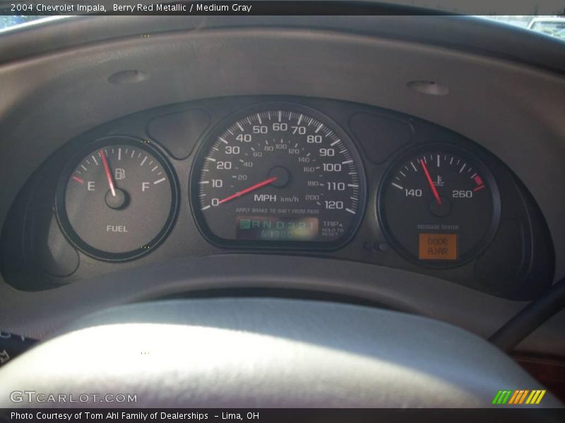 Berry Red Metallic / Medium Gray 2004 Chevrolet Impala