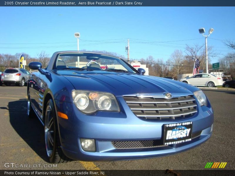 Aero Blue Pearlcoat / Dark Slate Grey 2005 Chrysler Crossfire Limited Roadster