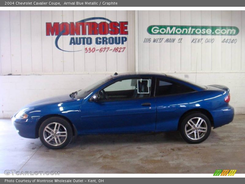 Arrival Blue Metallic / Graphite 2004 Chevrolet Cavalier Coupe