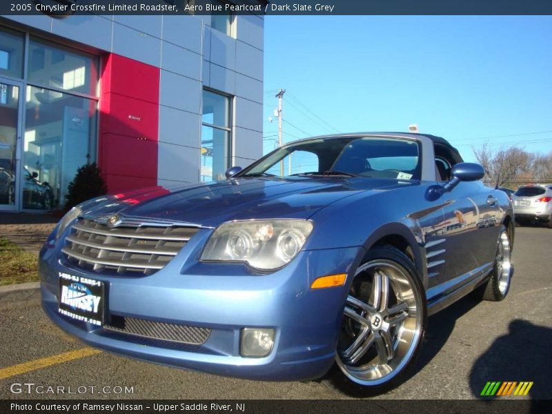 Aero Blue Pearlcoat / Dark Slate Grey 2005 Chrysler Crossfire Limited Roadster